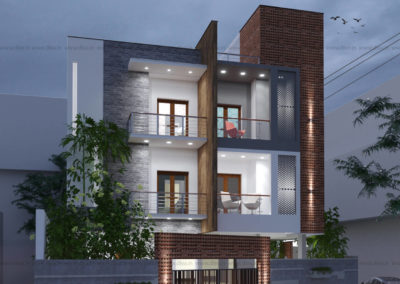 Prem kumar residence architecture design at kilpauk chennai