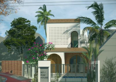Holiday Villa Architect Design at Thenkasi, Tamilnadu