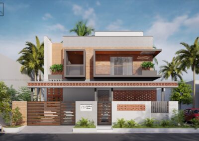 Individual house – Architecture Design – Kumaresan residence