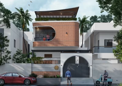 Dee residence at chennai residential architecture