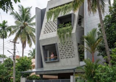 Mr Sathish residence at kanchipuram residential architecture